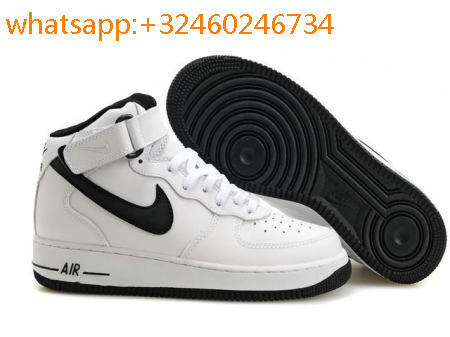 air force 1 mid 07 lv8 utility blanche et noire